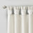 Twist Tab Lined Window Curtain Panel Pair(2 Pcs Window Panels)
