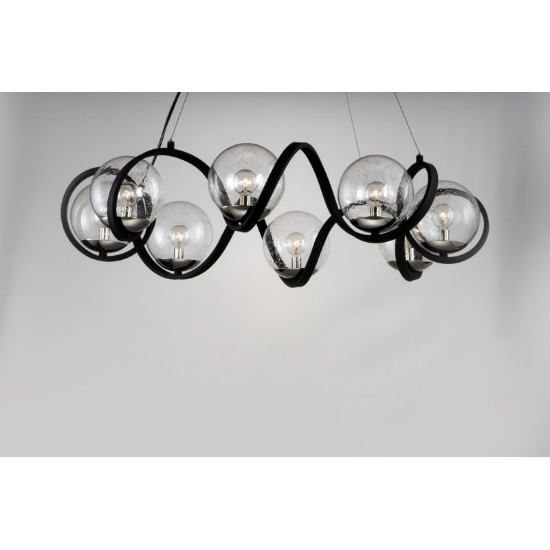 Lustre géométrique 8 lumières unique/à l’état Schumann
