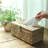 Tissue Box Cover - Rattan Wicker Rectangle, Boho Decorative Woven Facial Tissue Holder For Table & Bathroom, Fits 184-Count Box