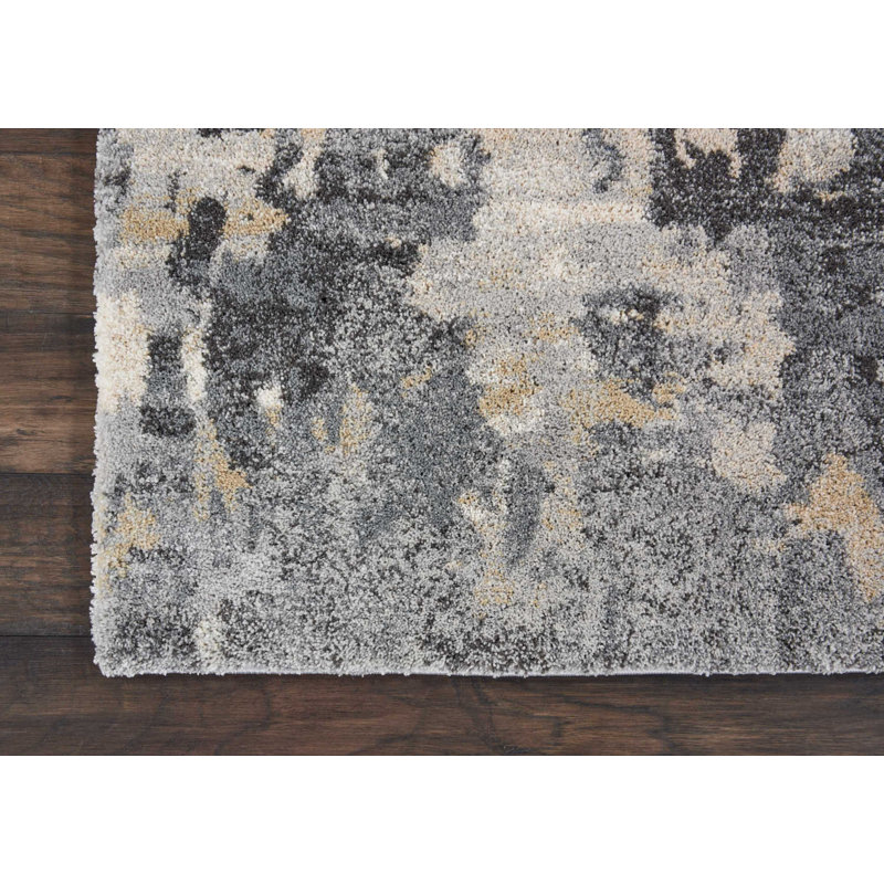 Prewett Abstract Indoor Rug, Rectangle 4' x 6'