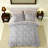 -Piece Queen Bedding Sets, Polyester Microfiber, Modern Grey Bedroom