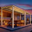 Aluminum Pergola with Canopy
