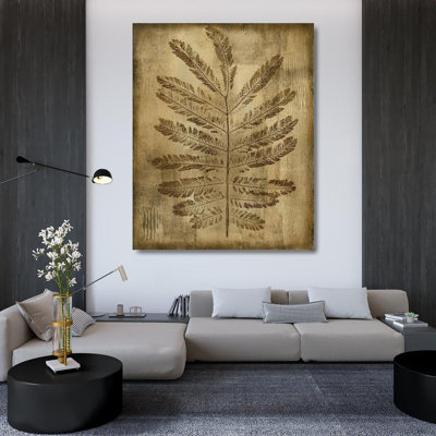 Art sur toile tendue avec Alcott Hill® Slument, Nancy, sépia