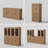Bonie 62" Book Cabinet Storage Bookcase-987280751