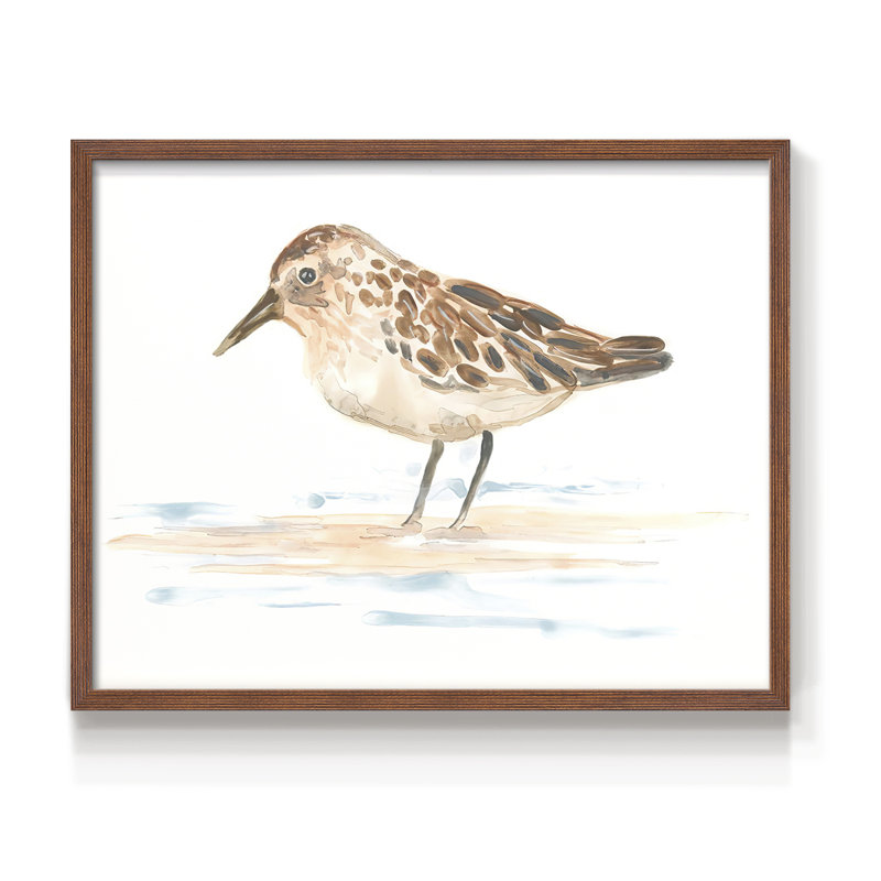 Pretty Piper II -Framed Print - Restickable, H 16 po x l 20 po, Noyer