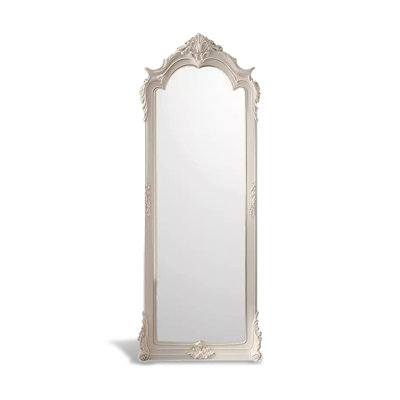 European Carved Full - Length Floor Mirror