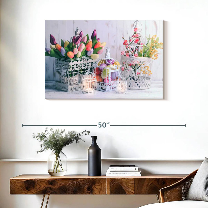Décoration de Pâques, H 24 po x l 36 po