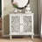 Accent Cabinet, 2-Door Display Storage Cabinet, Sideboard With Adjustable Shelf And Solid Wood Legs-1393433923