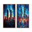 Abstrait 911 tours Patriot Memories I - Paysages, art mural 2 panneaux-49774637-49778640