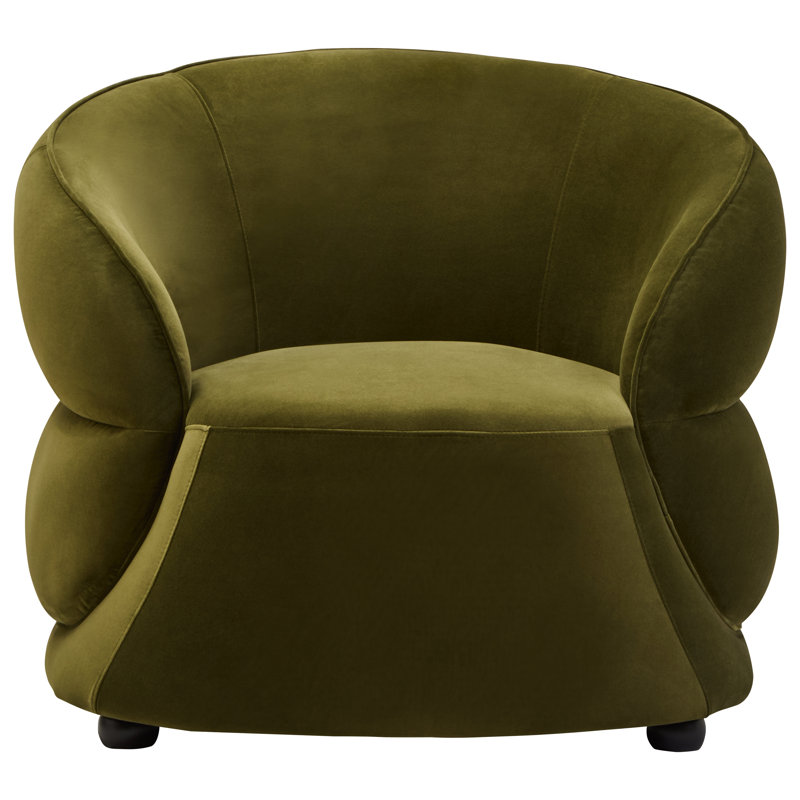 Darla Upholstered Armchair, Green