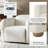 Aegean Modern Chenille Power Recliner with Dual Motor and Covered Arms-1827785965
