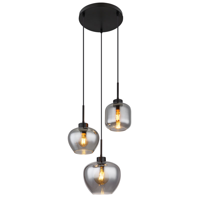 Bryon 3 - Light Matte Black Pendant