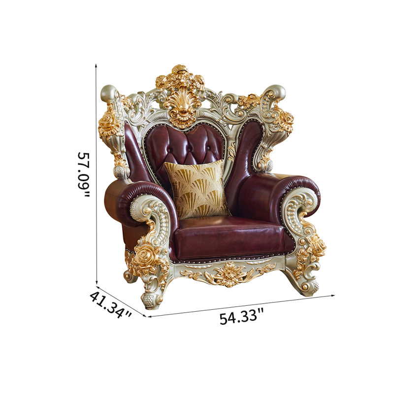 Fauteuil de luxe de style européen