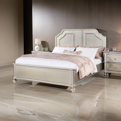 Meshell Solid Wood Platform Bed