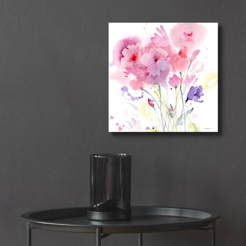 " Blush Garden " by Sheila Golden, 12" H x 12" W x 0.13" D