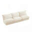 Canapé confortable modulaire en velours côtelé 3 places avec combinaisons polyvalentes-354515277