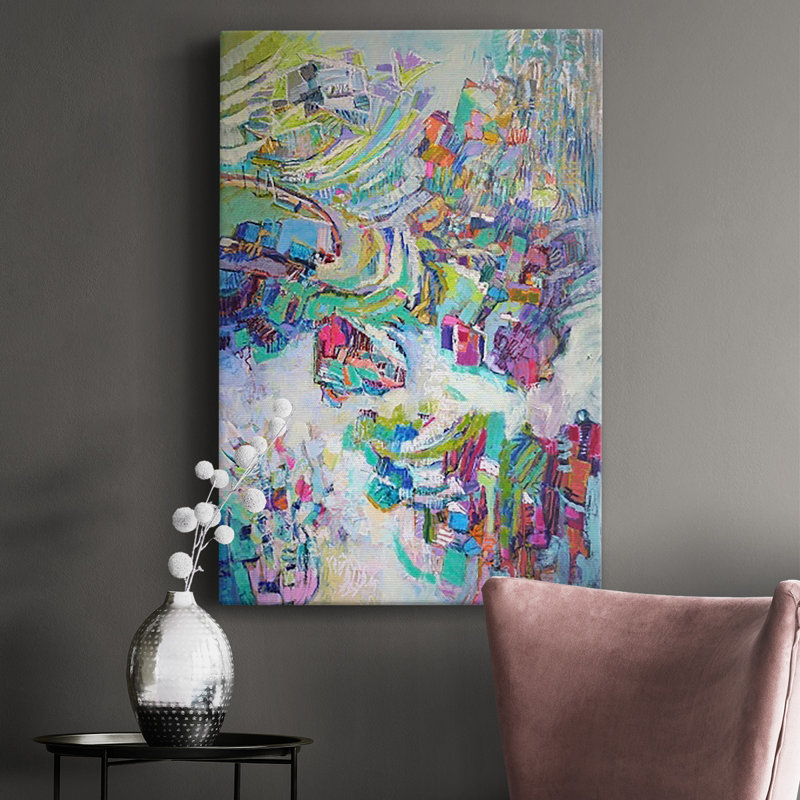 «Gathering Up The Goddess II», toile tendue avec châssis de qualité supérieure - prête à être accrochée