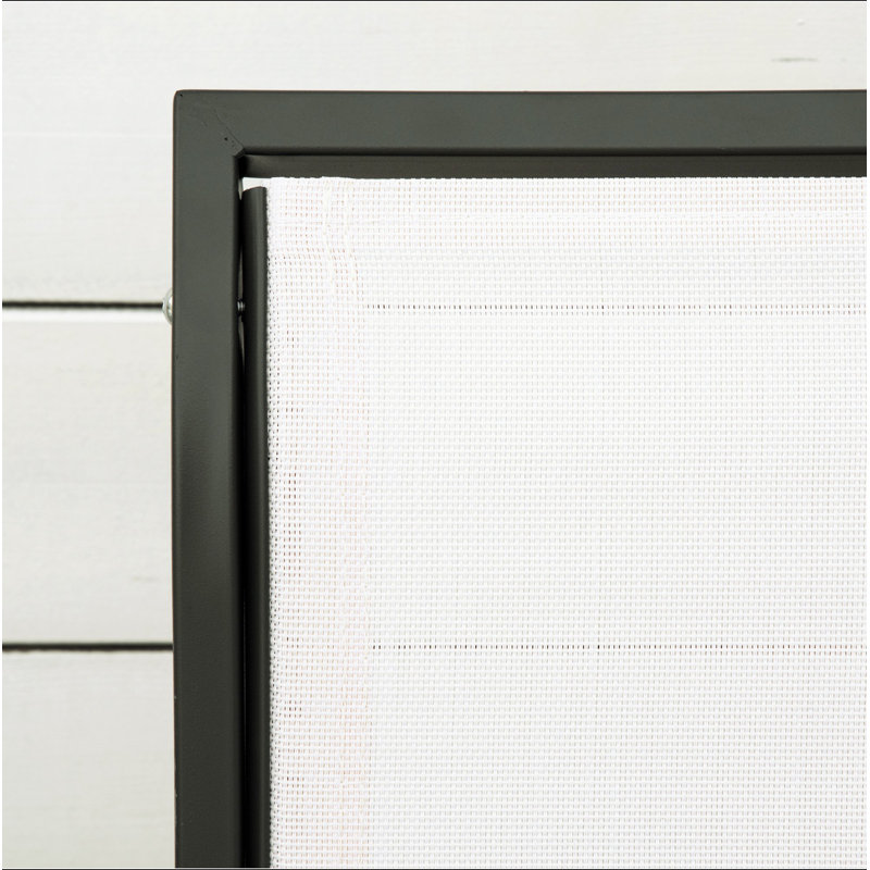 Banc oscillant pour 3 personnes Outsunny, Blanc/Noir