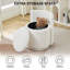 Fauteuil demi-tonneau pivotant rembourré avec rangement-1538664983-1510171286