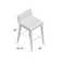 Gladwell Upholstered Counter & Bar Stool