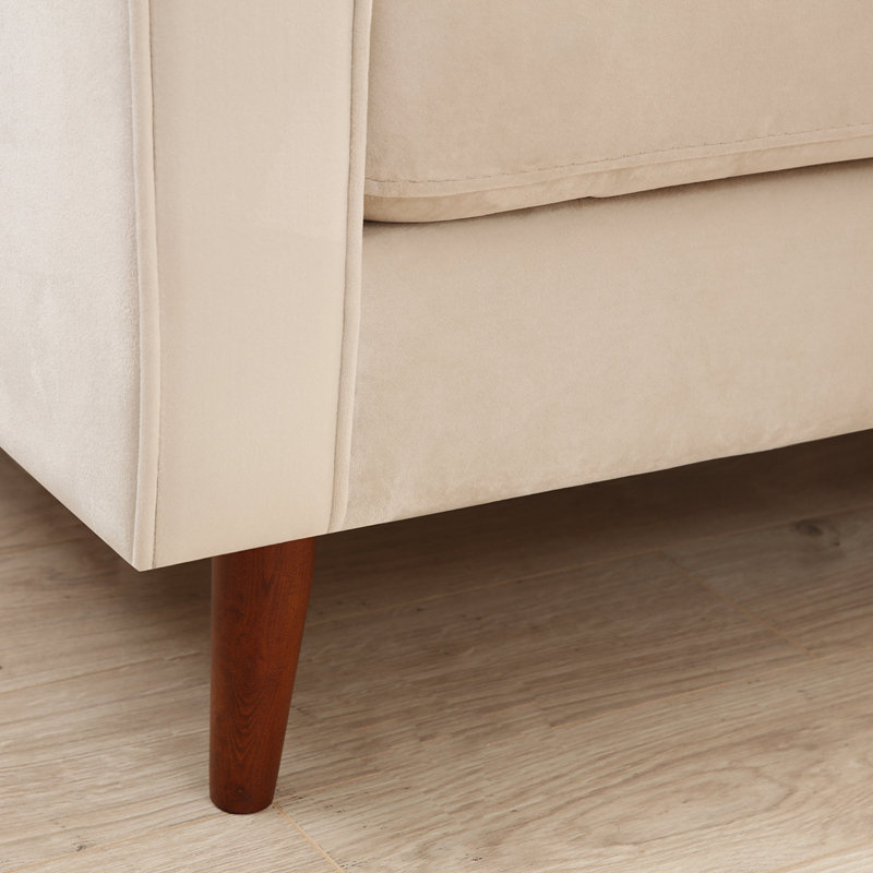 Upholstered 84.6'' Sofa, Beige