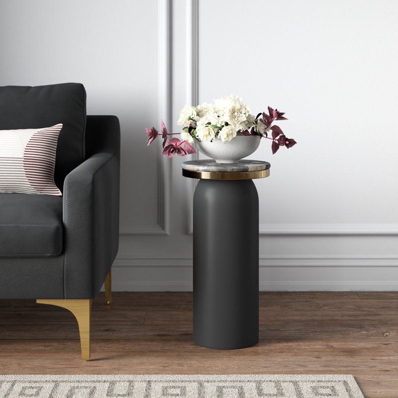 Marble Top End Table