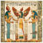 Édredon culture égyptienne Art déco-122570106