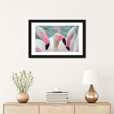 " Flamingos IV " by Ben Heine