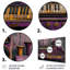 Ensemble de salon et clavier mauve doré-1091286204