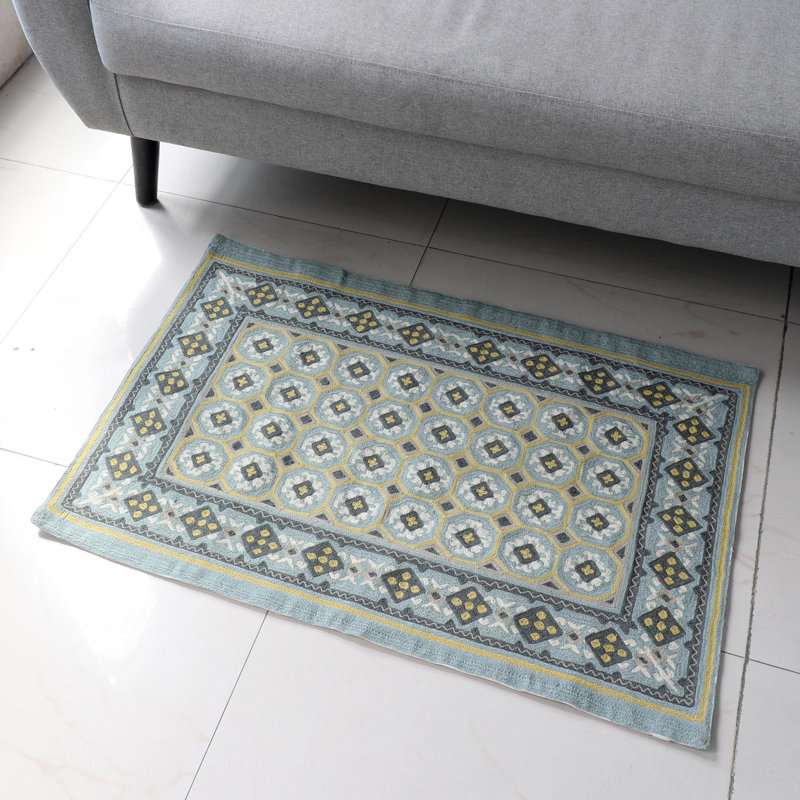 Wool Abstract Indoor Rug