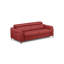 Genuine Leather 2 Seater Sofa Bed with Mattress with Adjustable Headrests Venezia-294613878