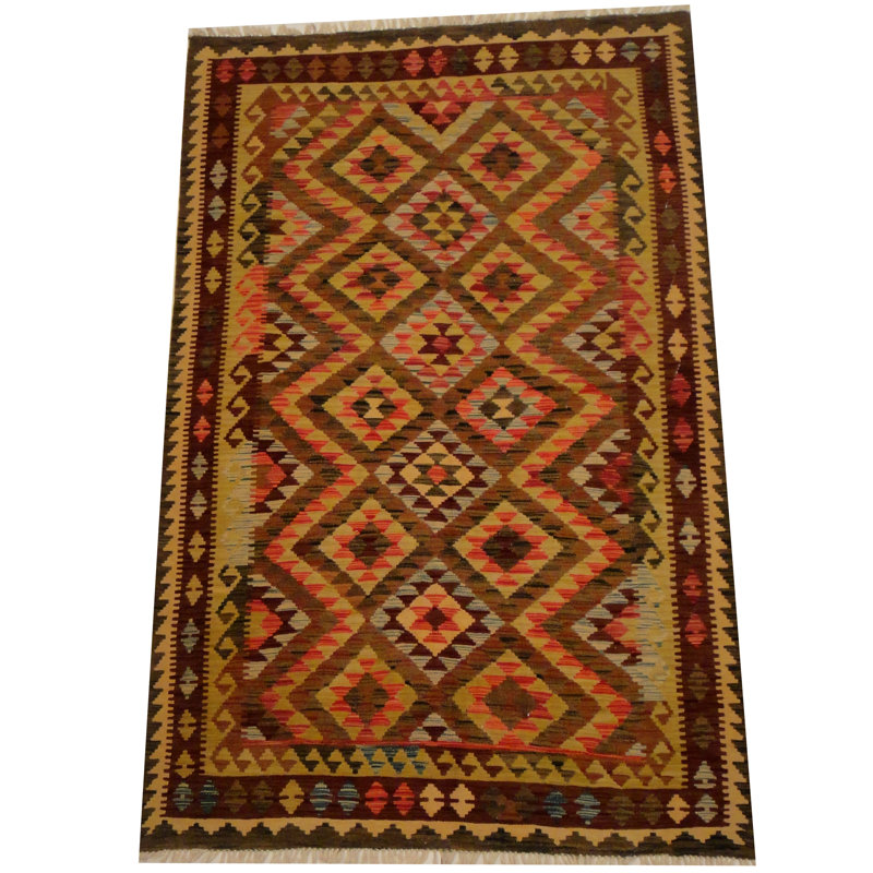 Tapis rouille tissé à la main Azpeitia
