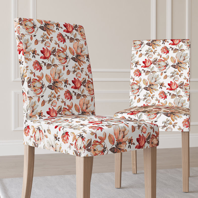 Housse extensible pour chaise de salle à manger Alvina