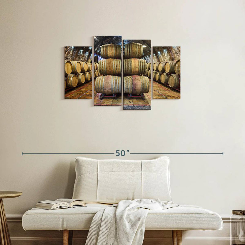 Barils à vin, H 22 po x l 36 po