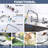 Double-Handle 2-Hole Wall-Mount Bridge Kitchen Faucet-101136606