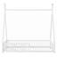 Lit plateforme en métal avec structure triangulaire et garde-corps-528523200-528523215