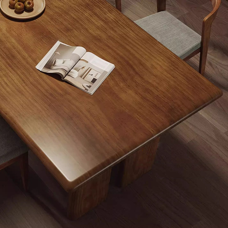 Reigh Pine Solid Wood Dining Table, 31.5" W x 78.74" L