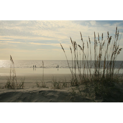 Walking The Beach by BeachcottagePhotography - No Frame Art Prints on Canvas
