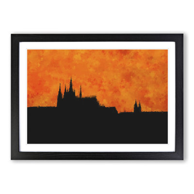 Prague Castle - Picture Frame Painting