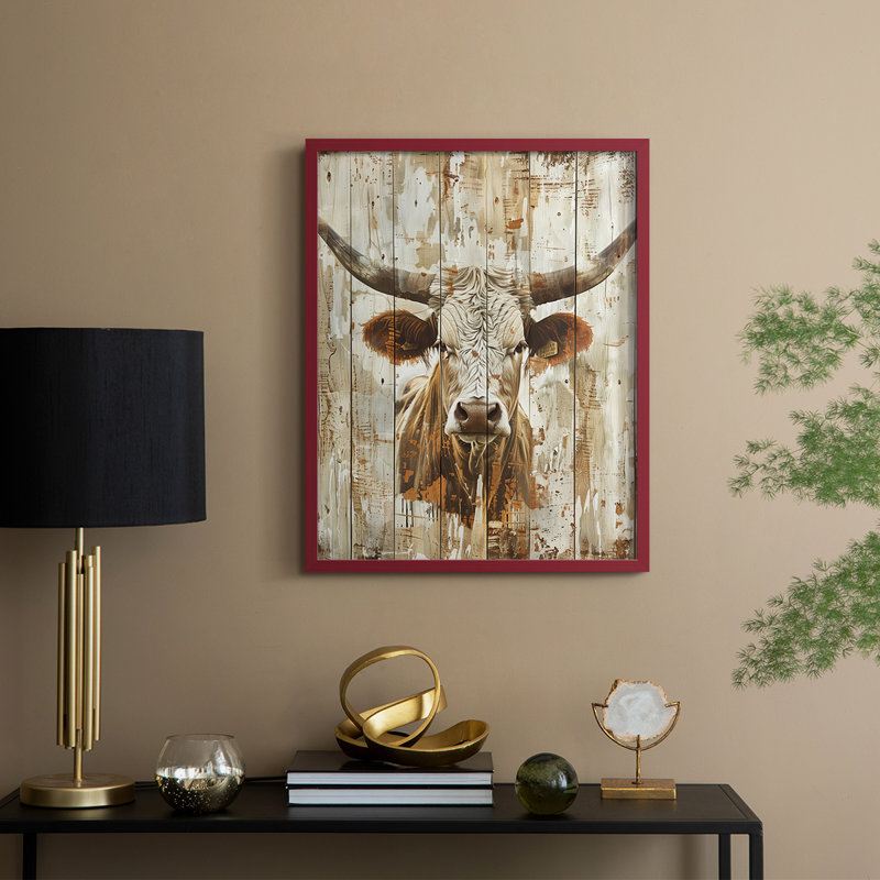 "ANIMALS Series DVI", H 21 po x l 17 po, Rouge