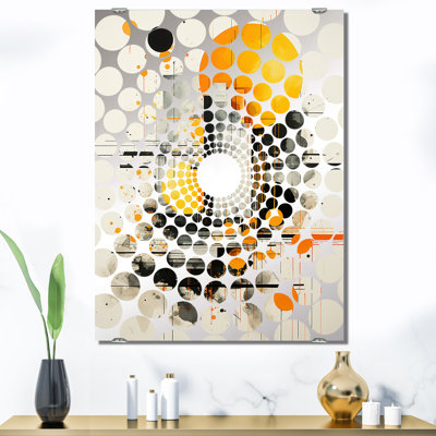 Miroir mural Radiant Geometric Collage II - Abstract Collages MIR131673