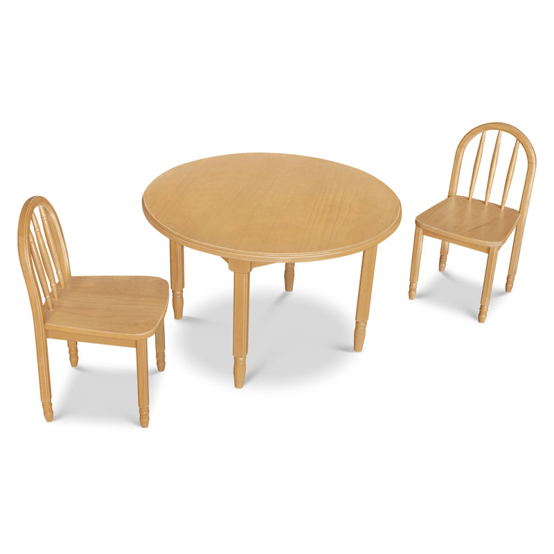 Ensemble de table de jeu et de chaises Liberty, Miel