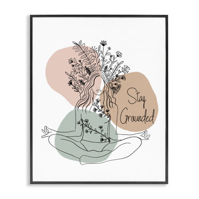 Stay Grounded Portrait  Giclee Art by Chen Alyesh