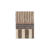 Color ON Striped Bath Rug