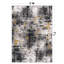Abstract Yellow/Black/Grey Area Rug-388269377