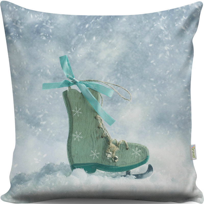 Coussin lavable de qualité supérieure, 17,0 x 17,0 pouces, 50% coton / 50% polyester, rembourrage en silicone, fermeture à glissière dissimulée | Doux, confortable et repassable | Parfait pour la décoration intérieure, le salon et la chambre à cou