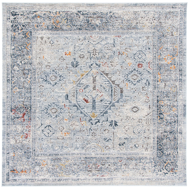 Smitherman 500 Performance Oriental Rug, Square 6'7"