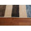 Tapis de couloir beige en laine noué à la main de conception unique 3 pi 4 po x 14 pi 1 po New Age