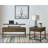 Square End Table With Storage