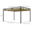 Pergola de patio avec auvent rétractable-107403340-107403341